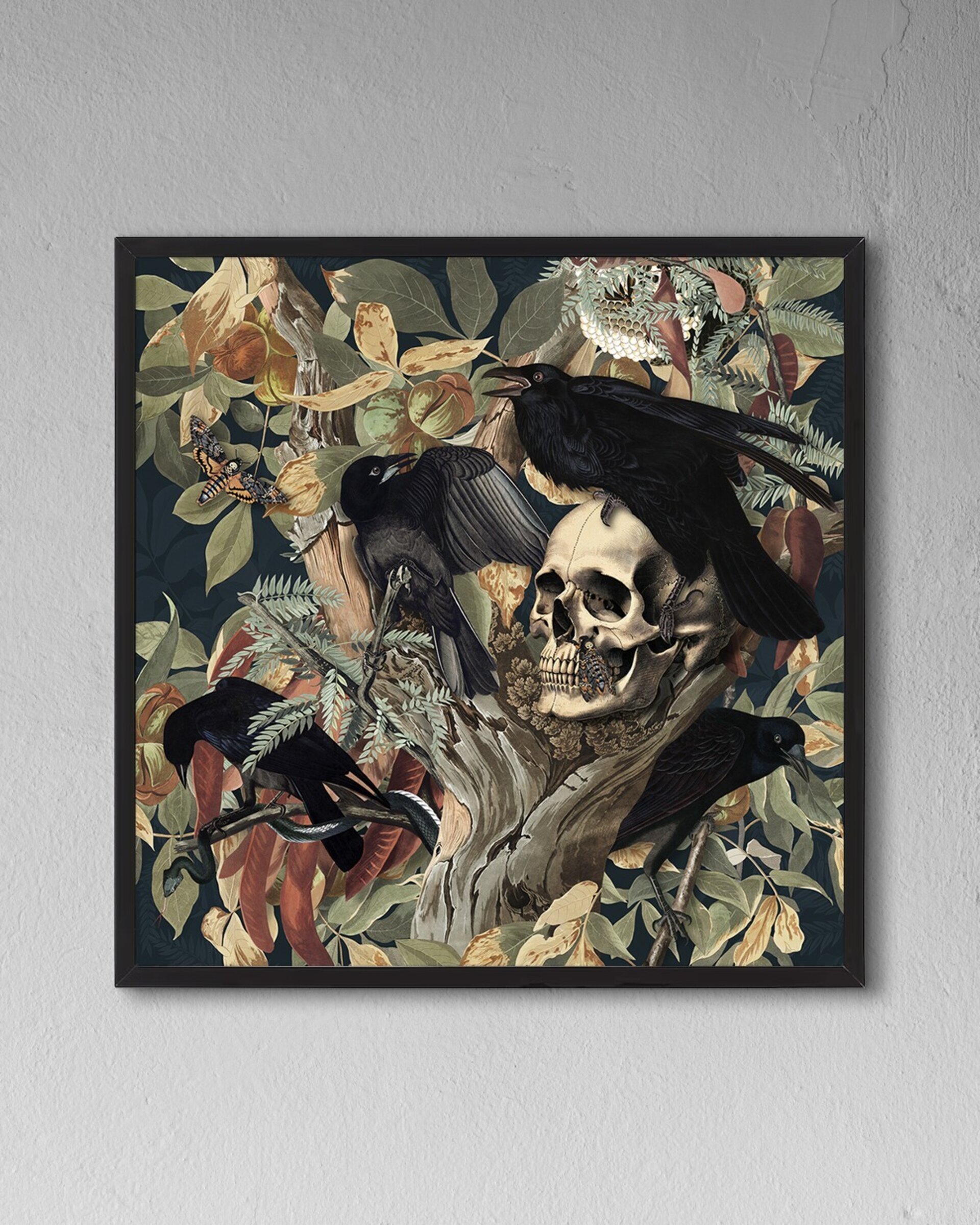 Lámina "The Corvids" 30x30 cm - 5