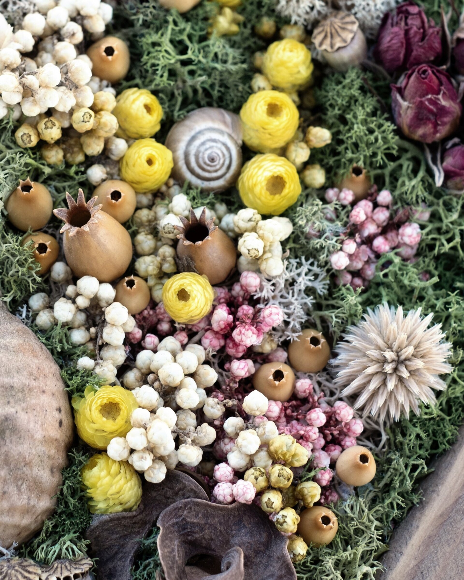 Cuadro floral artesanal “Rústico” (26x21 cm) - 2