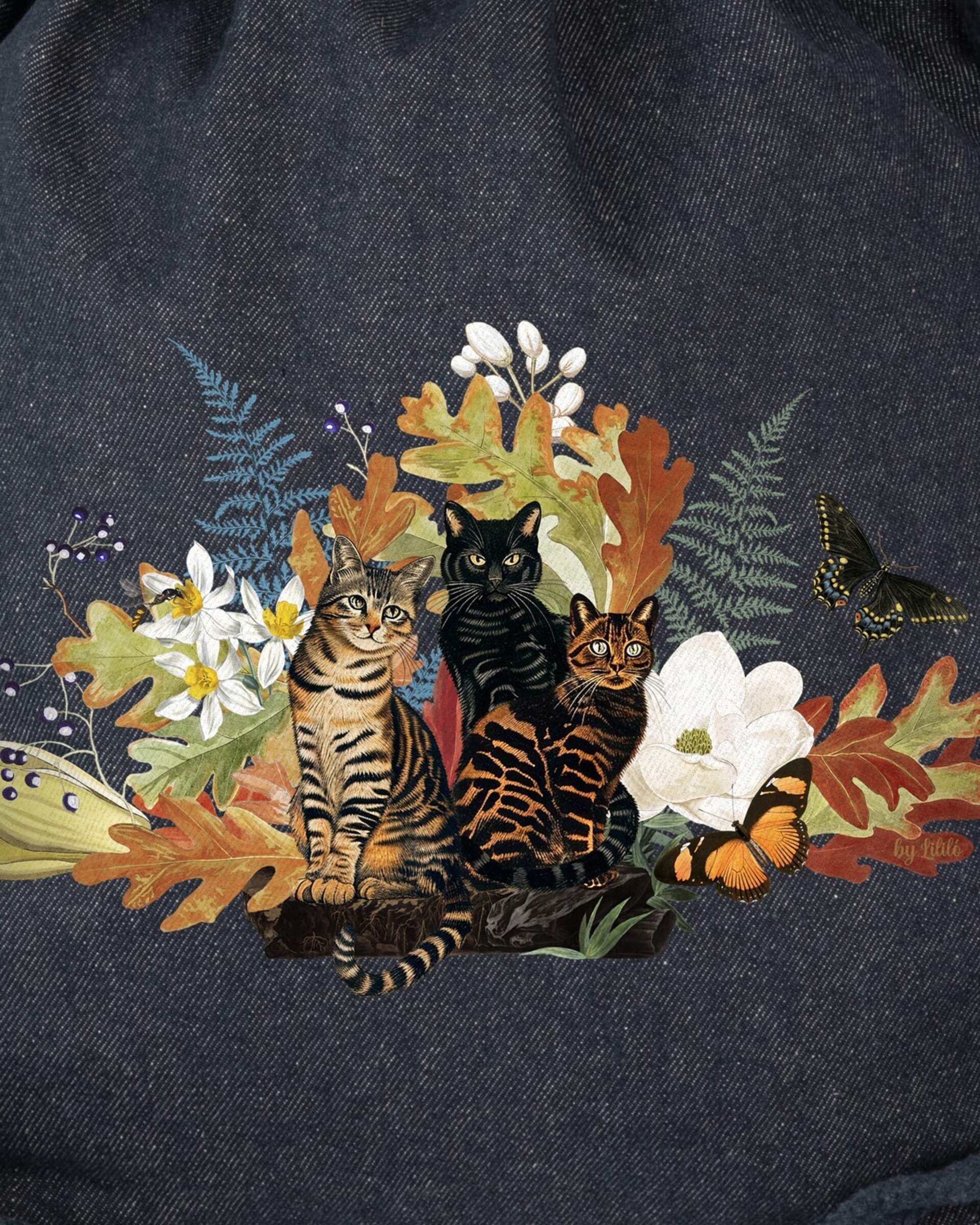 *Solidaria: Bolsa Denim - 4 diseños - 8